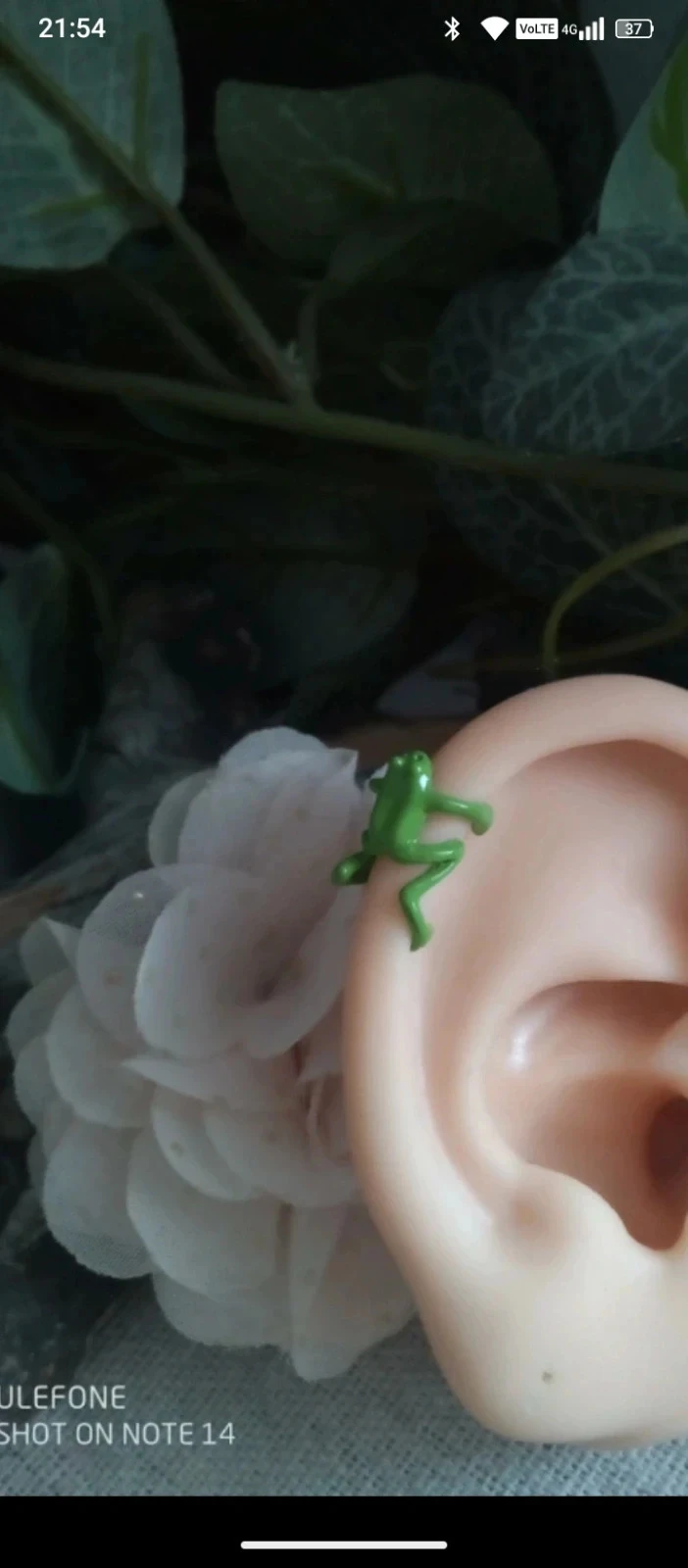 Clip orelha rã verde ear cuff – photo 2